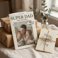 Super Dad Personalized Father’s Day Card – Custom