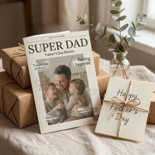 Super Dad Personalized Father’s Day Card – Custom 