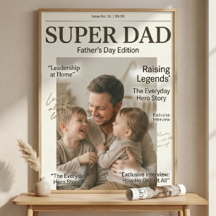 Super Dad Personalized Father’s Day  Poster