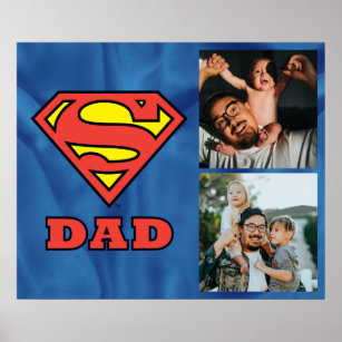 Super Dad Photo Template Poster