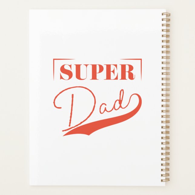 Super Dad Planner (Back)