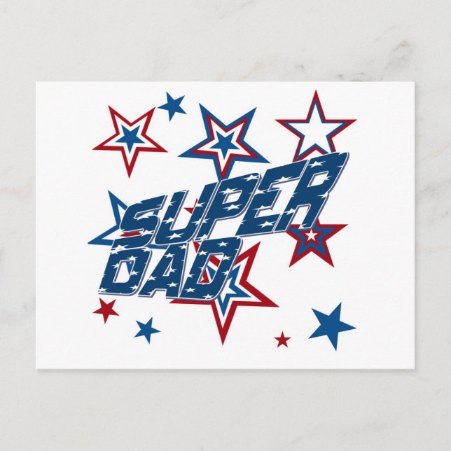 Super DAD Postcard (Front)