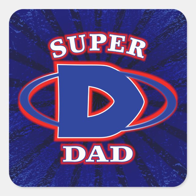 Super Dad Sticker (Front)