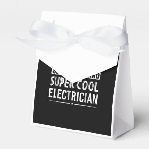Super Dad Super Husband Super Electrician Mens Favor Box