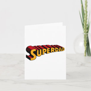 Super Dad Superdad Funny Superhero Dad  Card