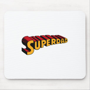 Super Dad Superdad Funny Superhero Dad Mouse Pad