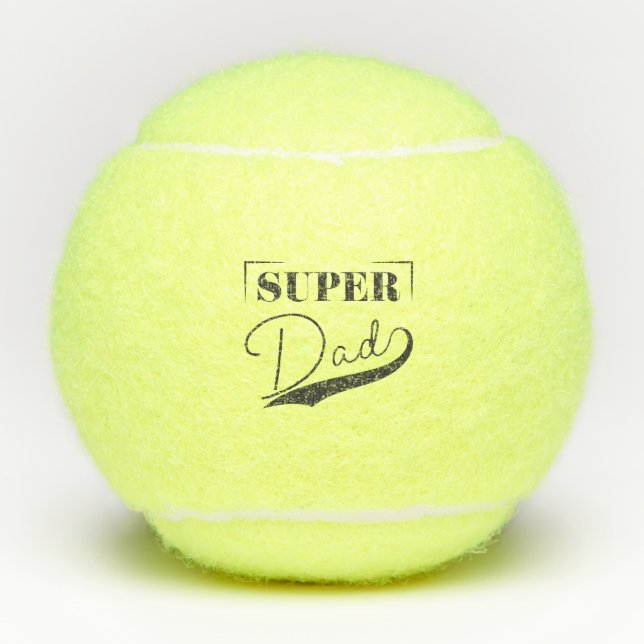 Super Dad Tennis Balls (Front)