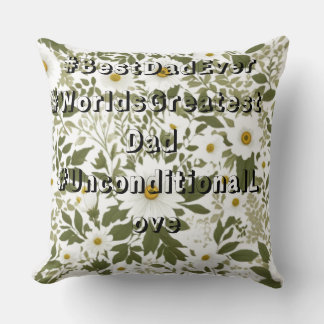 Super Dad Throw Pillow