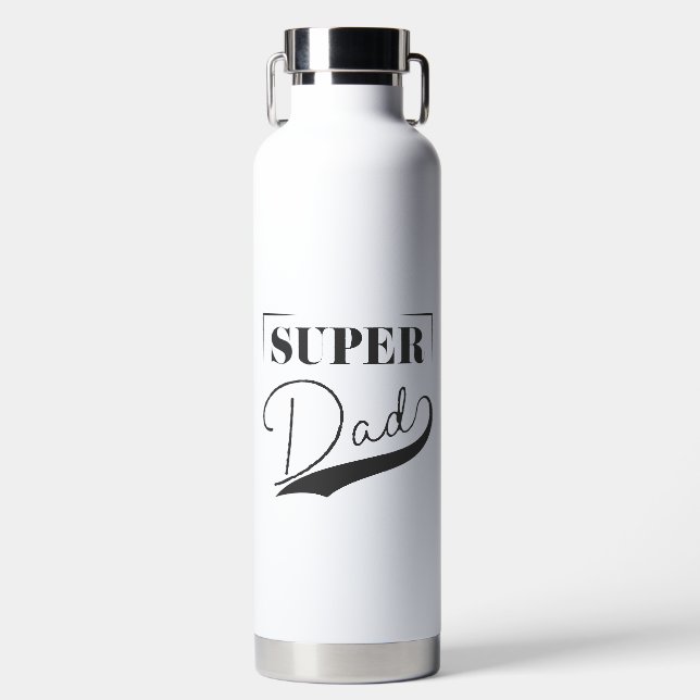 Super Dad Water Bottle (Front)