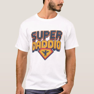 Super Daddio – Funny 8-Bit Design for Father’s Day T-Shirt