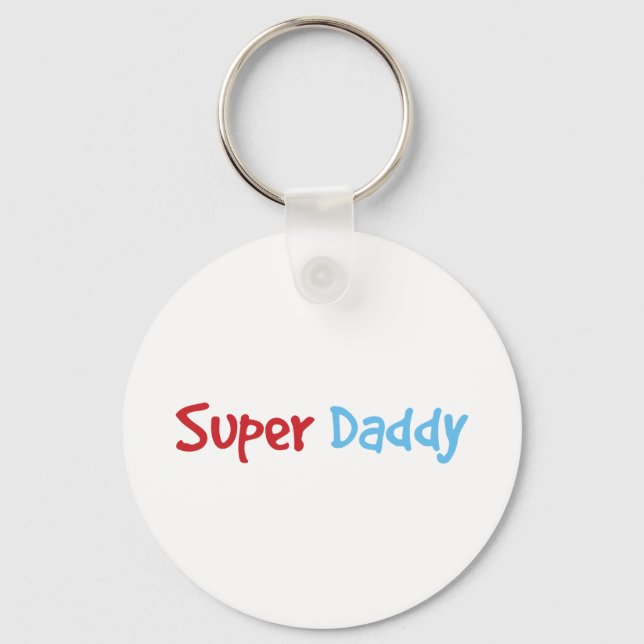 Super Daddy Keychain (Front)