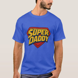 Super Daddy Shield – T-Shirt de style héros de ban