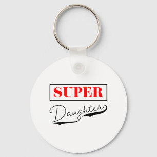Super Daughter Keychain