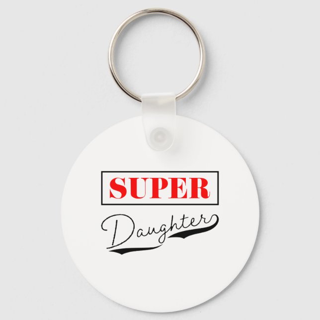 Super Daughter Keychain (Front)