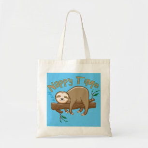 Super Delightful Baby Sloth Tote Bag