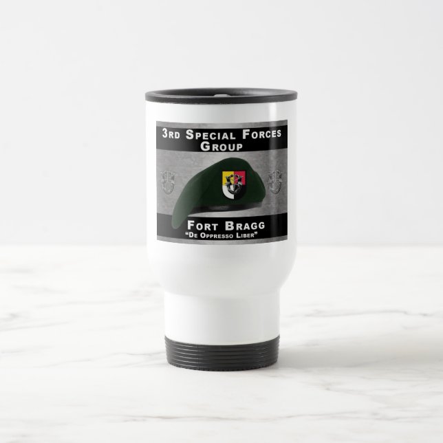 Super Design 3rd Special Forces Group Travel Mug (Center)