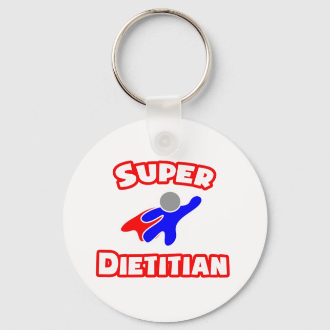 Super Dietician Keychain (Front)