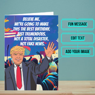 Super drôle Trumpisms carte d'anniversaire