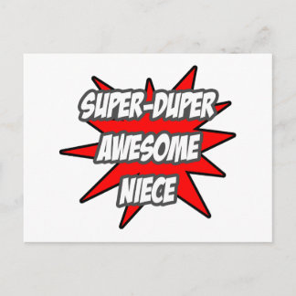 Super Duper Awesome Niece Postcard