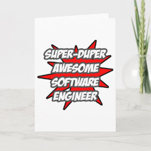 Super Duper Awesome Software Engineer Card