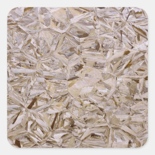 Super Duper Cool OSB Construction Plywood Print Square Sticker