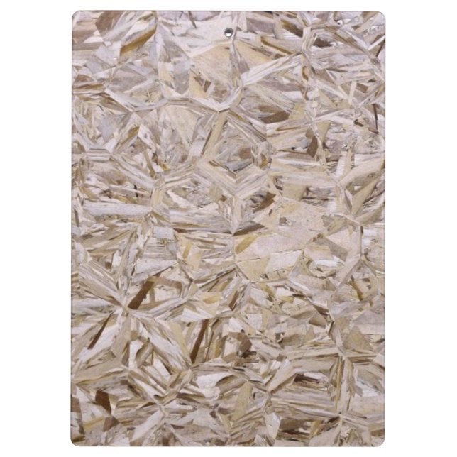 Super Duper Cool OSB Plywood Print Clipboard (Back)