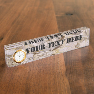 Super Duper Cool OSB Plywood Print Nameplate