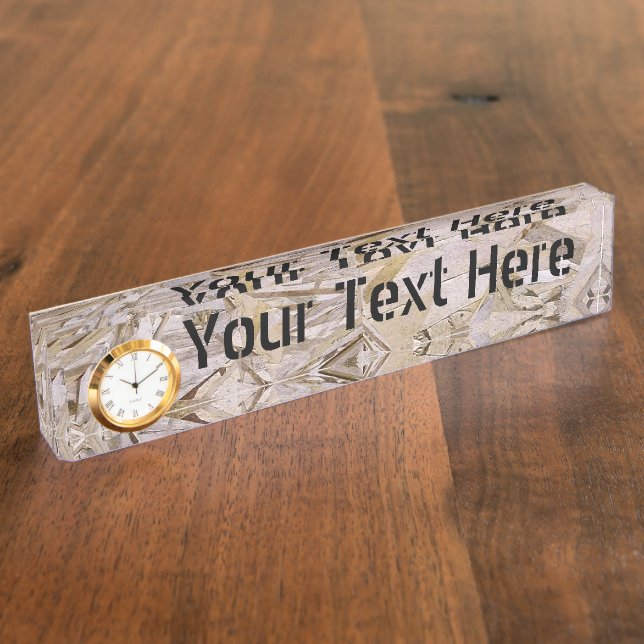 Super Duper Cool OSB Plywood Print Nameplate (Side)