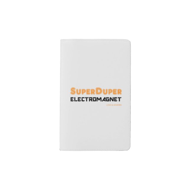 Super Duper Electromagnet Pocket Moleskine Notebook (Front)