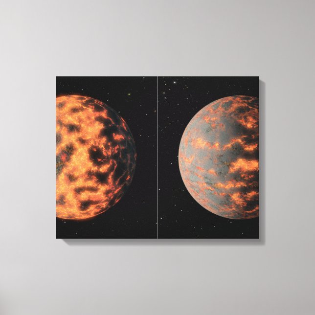 Super-Earth 55 Cancri E Canvas Print (Front)