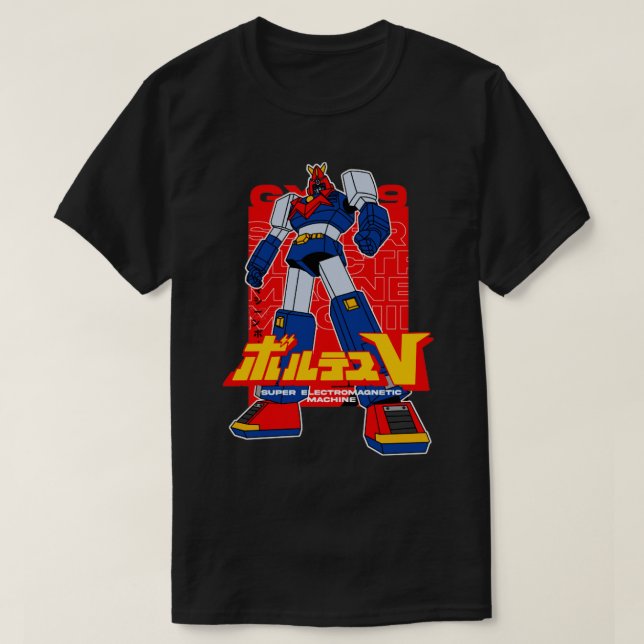super electromagnetic machine voltes V T-Shirt (Design Front)