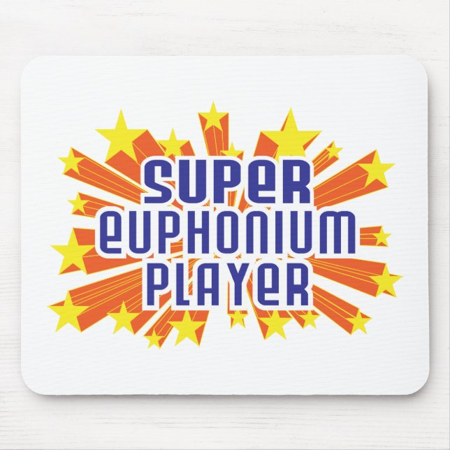 Super Euphonium Player Mouse Pad (Front)