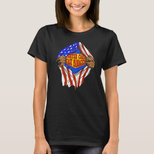Super Foster Care Case Manager Hero Job T-Shirt