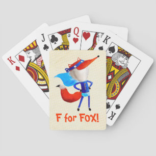Super Fox Playing Cards