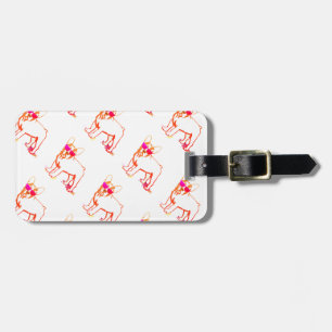Super Frenchie Bulldog Luggage Tag