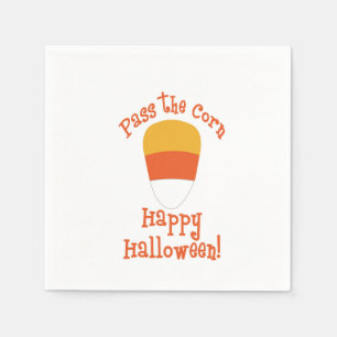 Super Fun “Pass the Candy Corn” Napkin
