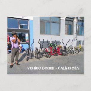 Super Funky Venice Beach Postcard! Postcard