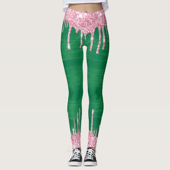 Super funny custom printed leggings (Front)