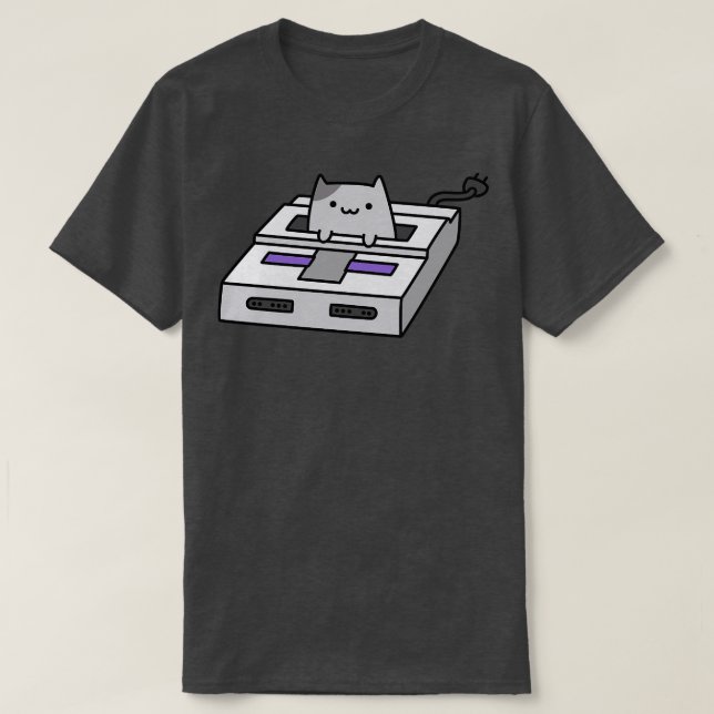 Super Game Cat T-Shirt (Design Front)