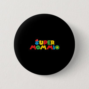 Super Gamer Mom Unleashed Celebrating Motherly Pow 2 Inch Round Button