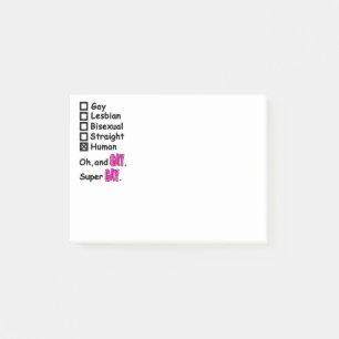 Super Gay Post-it Notes