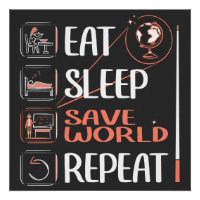 Super Geography Teacher Saves World Thank You Gift