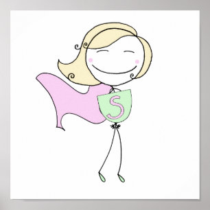 Super Girl Blonde Poster