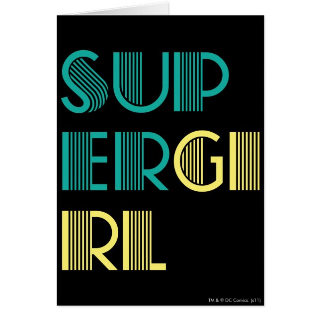 Super girl Green and Yellow (Devant)