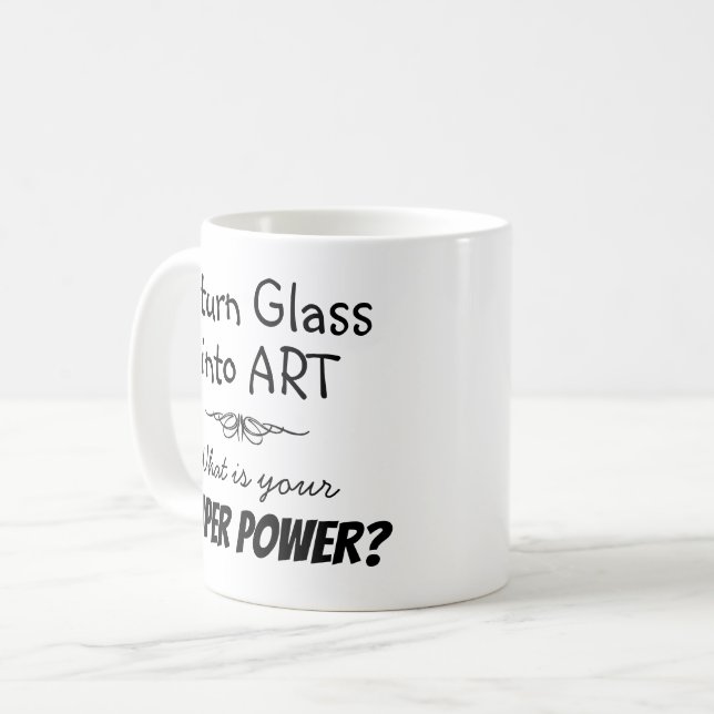 Super Glass Artist Mug (Front Left)