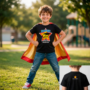 Super Grad Logo-On Dark-Personalize Name and Year T-Shirt