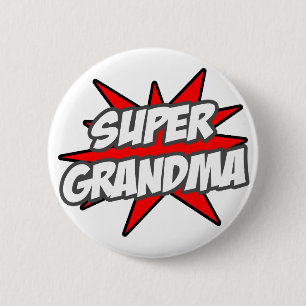 Super Grandma 2 Inch Round Button
