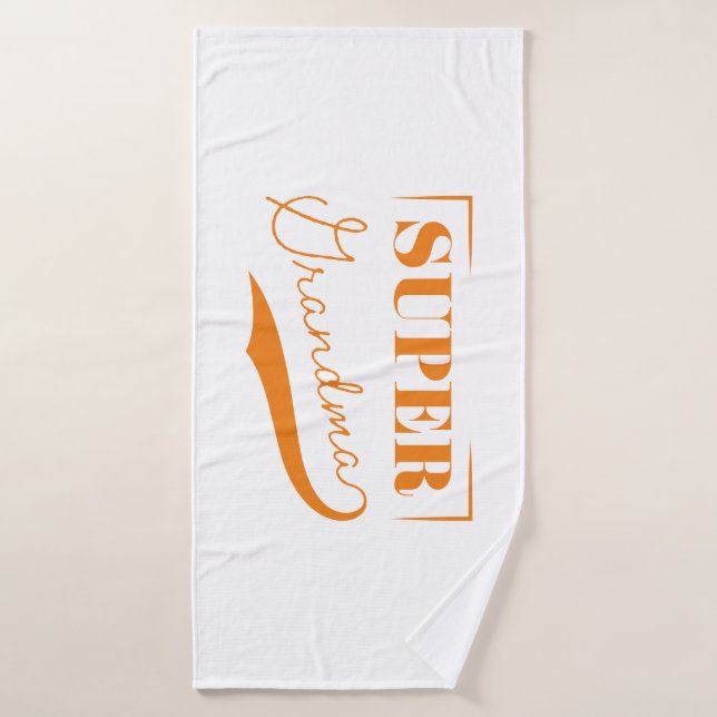 Super Grandma Bath Towel (Bath Towel)