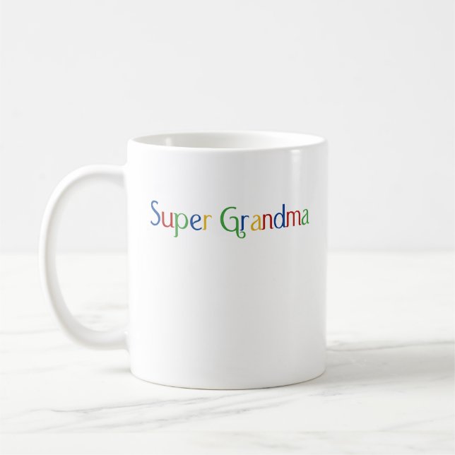 Super Grandma Coffee Mug (Left)