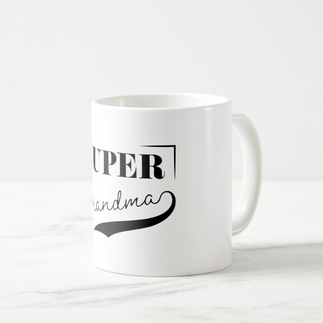 Super Grandma Coffee Mug (Front Right)
